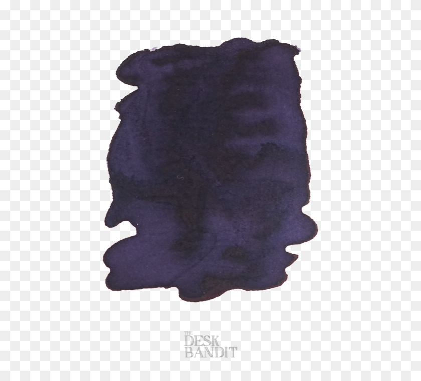 700x700 Robert Oster Charcoal Ink Sample Desk Bandit The Desk Bandit - Purple Watercolor PNG