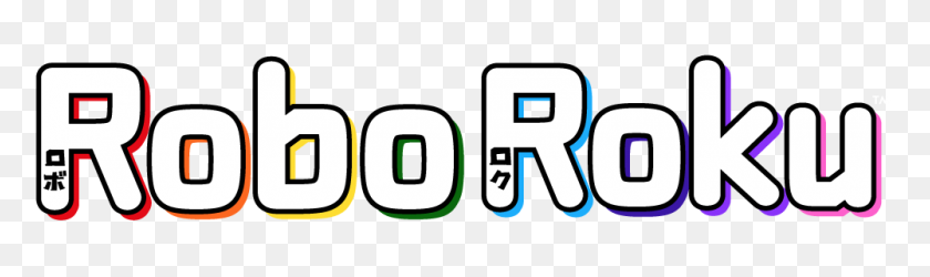 1000x244 Robo Roku Character Design, Illustration, Art - Roku Logo PNG