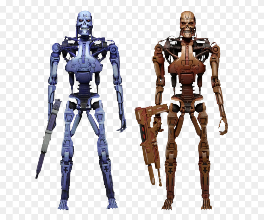 615x640 Robocop Vs Terminator Endoesqueleto Paquete De Figuras De Acción - Robocop Png