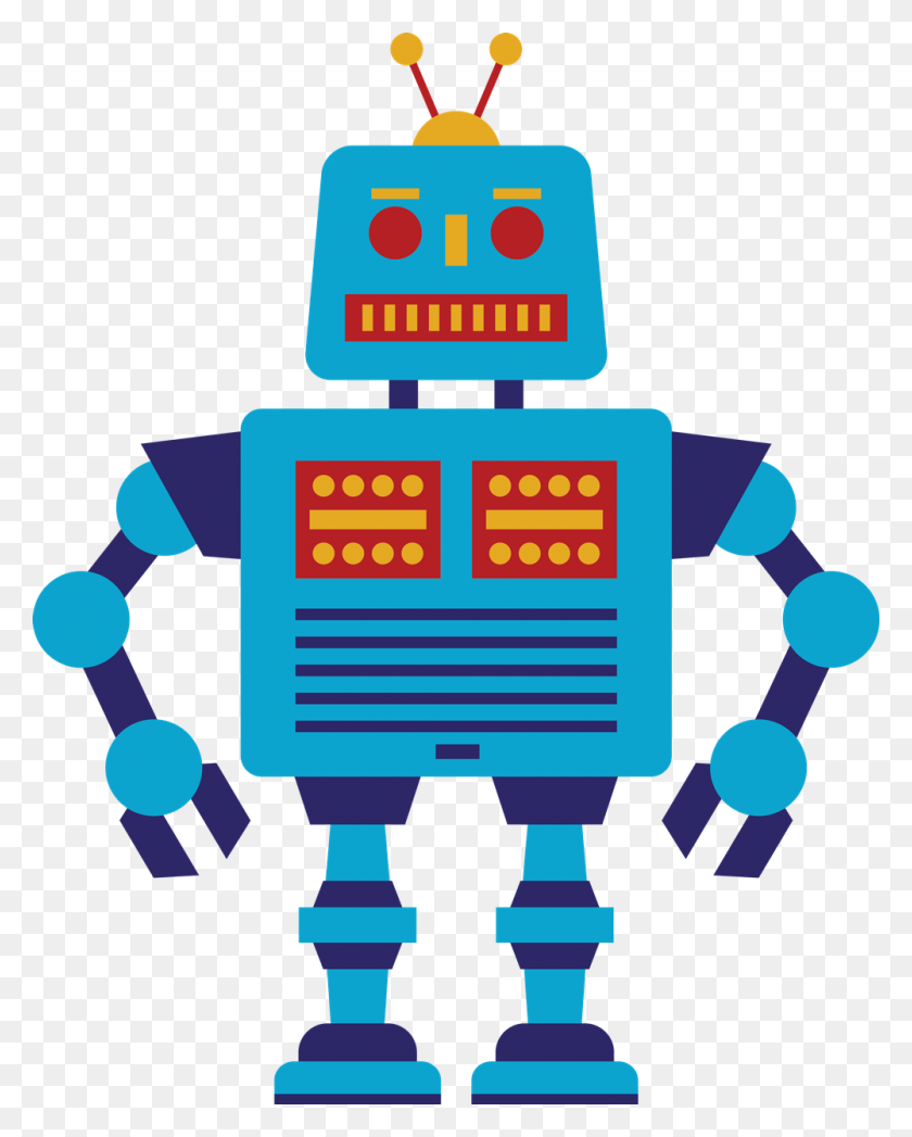 1000x1266 Robot Kids Clipart Image - Kids And Technology Clipart