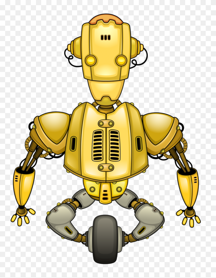 781x1024 Роботы Клипарт Робот, Марки Digi И Картинки - Робот Клипарт Png
