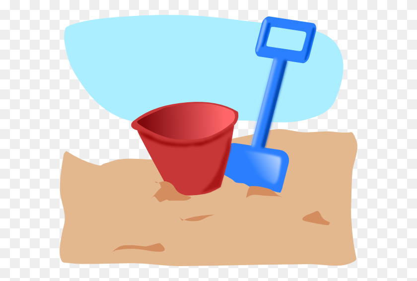 600x506 Rock And Roll Bucket And Spade Clip Art - Ou Clipart
