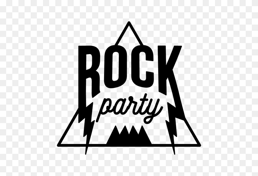 512x512 Rock Music Party Logo - Rock PNG