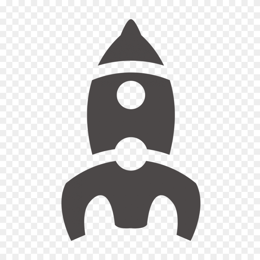 800x800 Rocket - Rocket Black And White Clipart