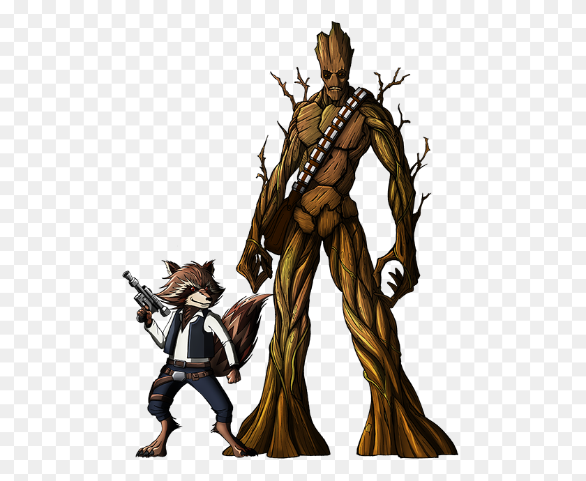 510x630 Rocket And Groot A Guardians Of The Galaxy Story On Behance - Guardians Of The Galaxy PNG