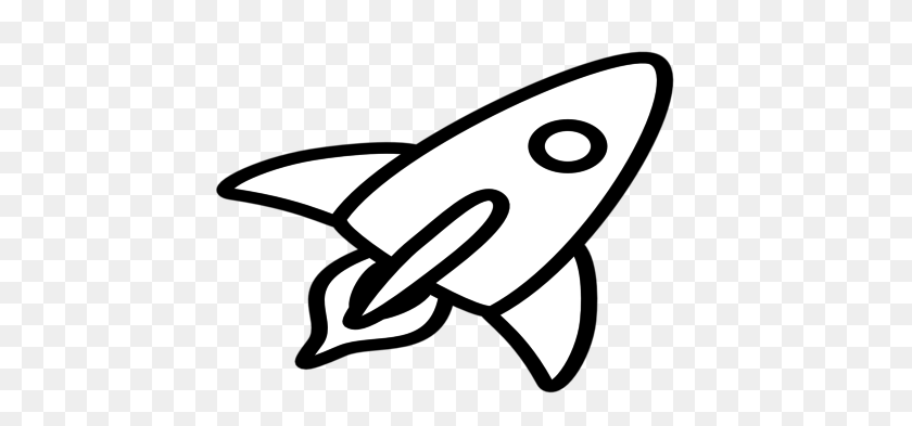 476x333 Rocket Clip Art Coloring Book Electronicru Picture Electronics - Rocket Black And White Clipart