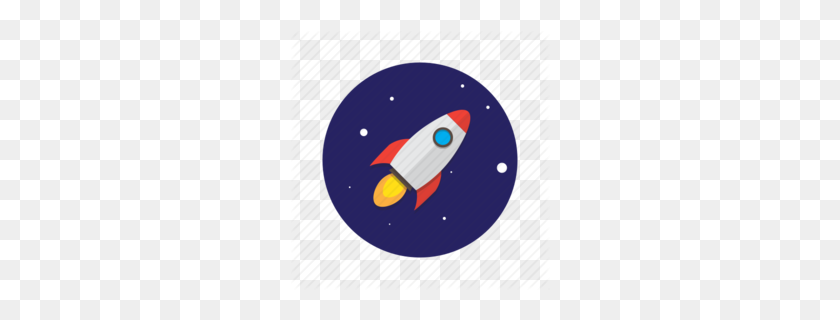 260x260 Rocket Clipart - Space Station Clipart