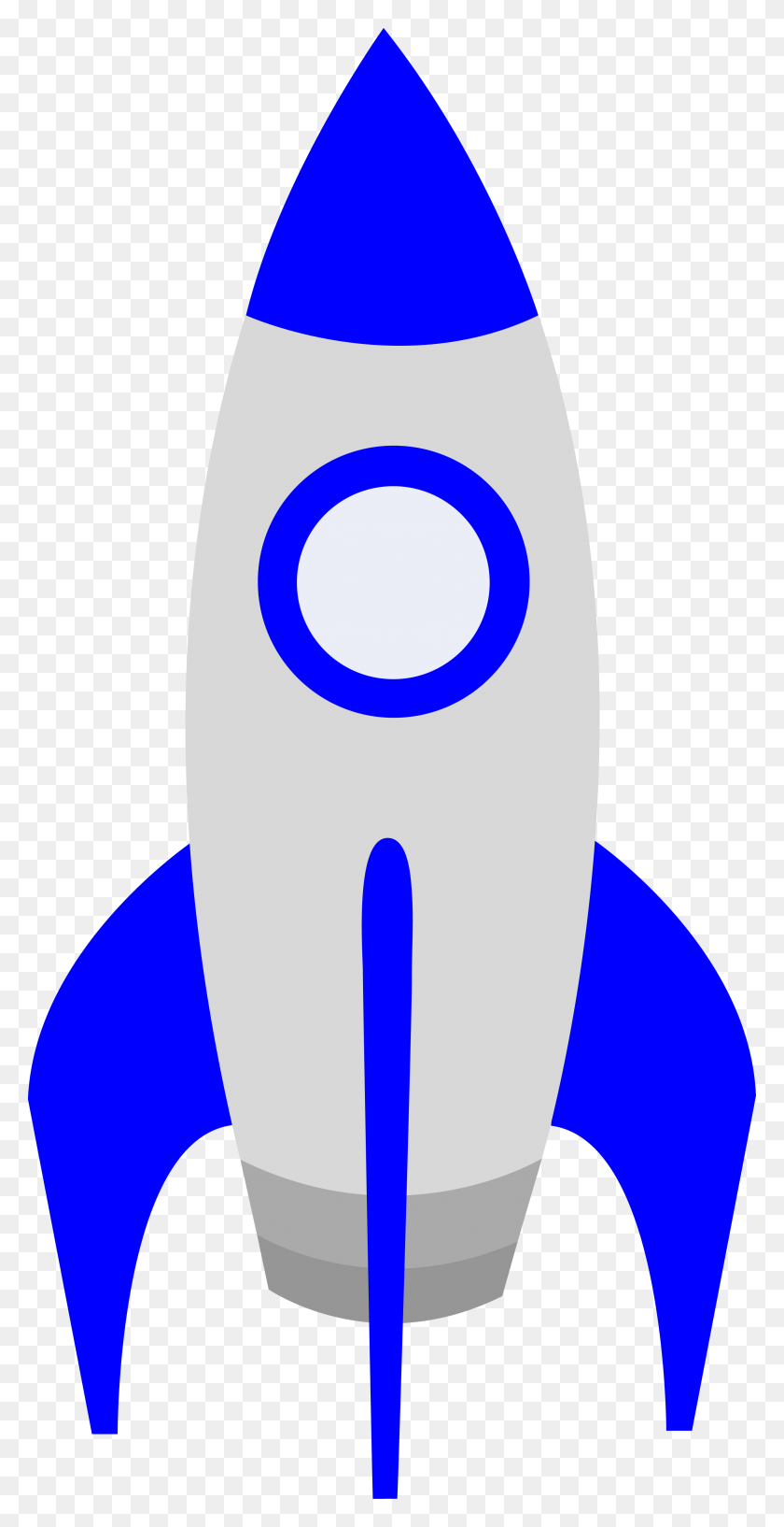 2716x5482 Rocket Clipart Gray - Rise And Shine Clipart