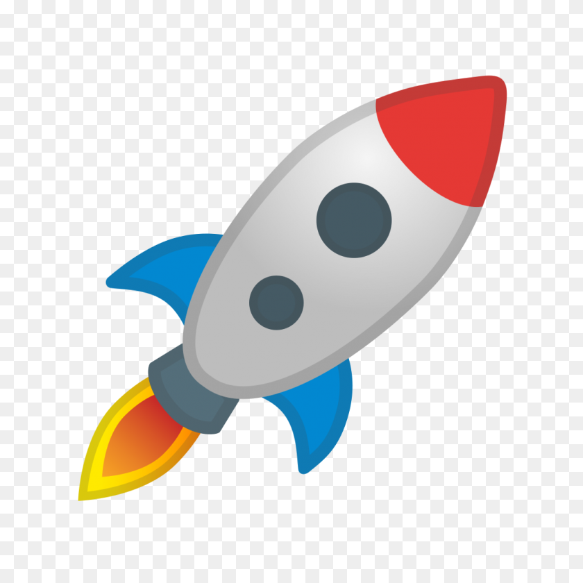 1024x1024 Rocket Icon Noto Emoji Travel Places Iconset Google - Rocket Icon PNG