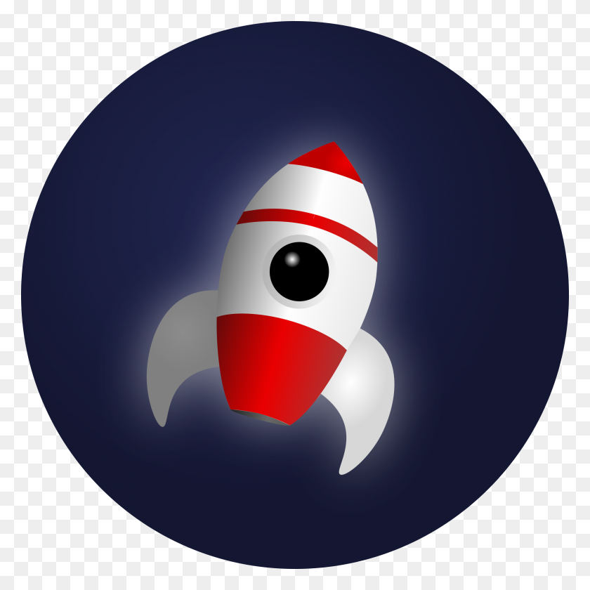 2400x2400 Rocket In Space Icons Png - Space PNG