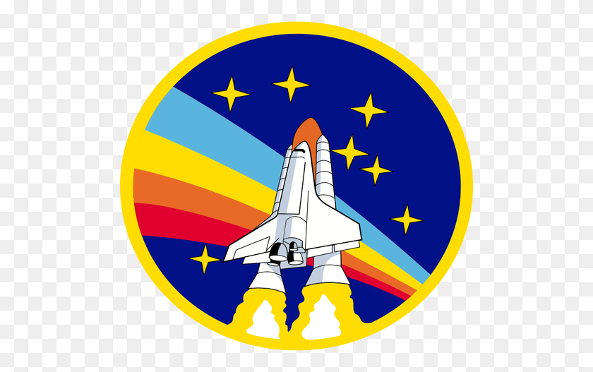 500x467 Rocket Launch Clip Art - Space Background Clipart