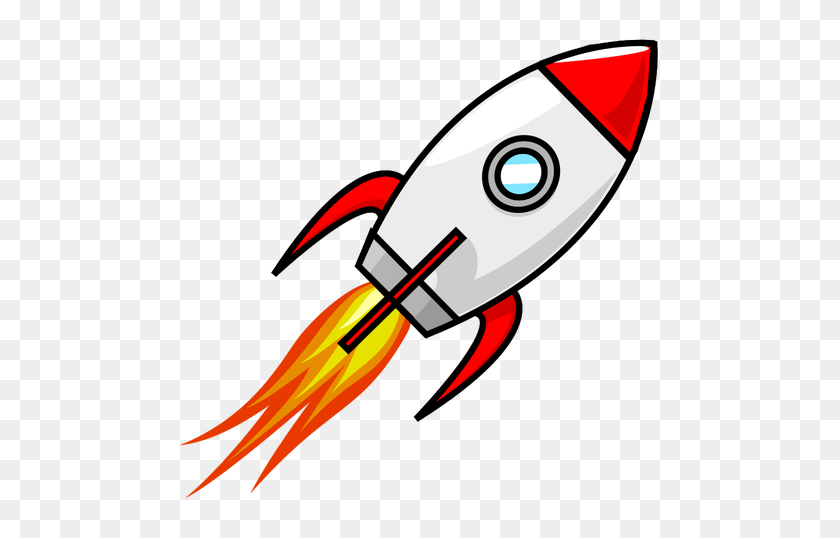 500x478 Rocket Launch Clip Art - Space Clipart