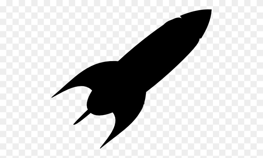 Rocket Launch Pad Clipart - Rocket Ship Clipart Black And White
