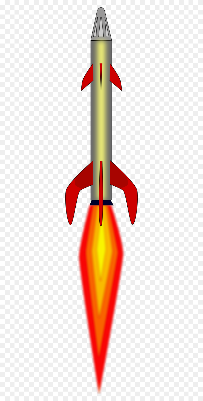 300x1599 Rocket Png - Rockets PNG