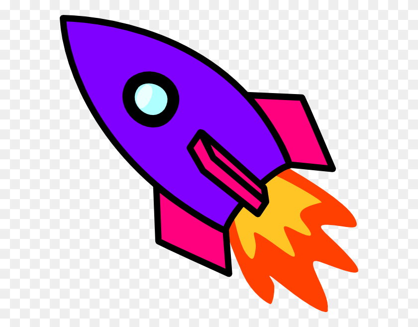 600x597 Ракета Фиолетовый Картинки - Икар Клипарт