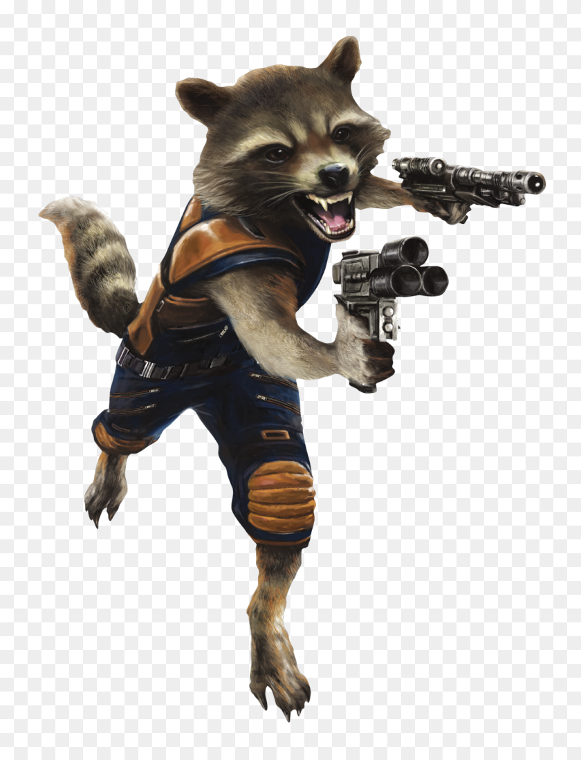 1032x1375 Rocket Raccoon Is The Best Marvel Character Ever - Rocket Raccoon PNG