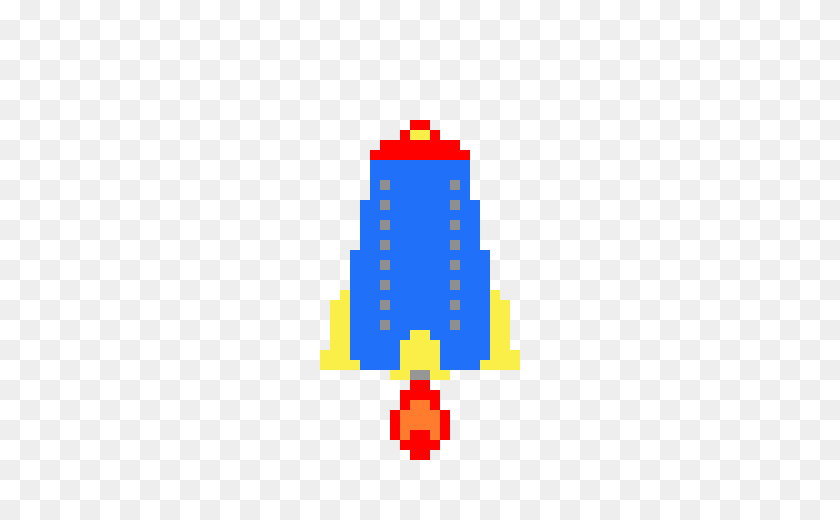 240x460 Cohete De Acabado Pixel Art Maker - Cohete Png