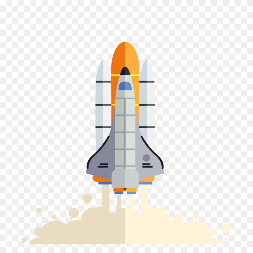 800x800 Rocket Space Shuttle Mercatus Academy - Space Shuttle PNG