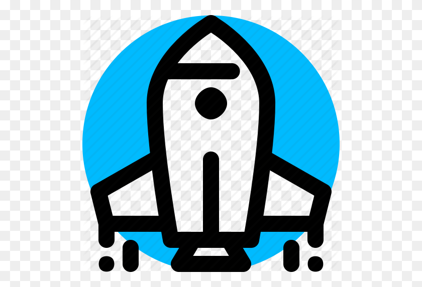 512x512 Icono De Cohete, Nave Espacial, Nave Espacial - Nave Espacial Clipart Png