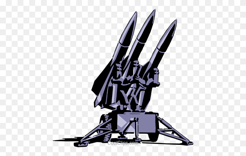 480x473 Rockets Ready For Launch Royalty Free Vector Clip Art Illustration - Rocket Launch Clipart