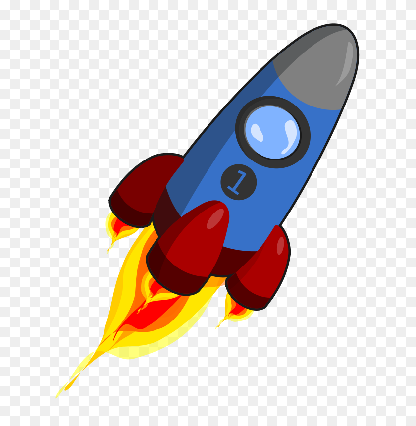 Rocketship Clipart - Clipartlord
