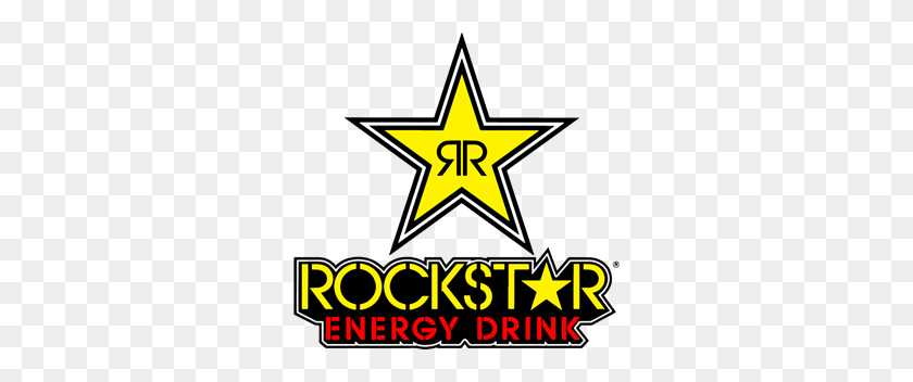 300x292 Бесплатный Клипарт Rockstar - Клипарт Энергетический Напиток