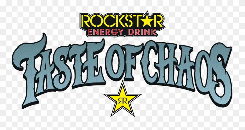 1000x500 Энергетический Напиток Rockstar Taste Of Chaos Tour - Логотип Rockstar Png