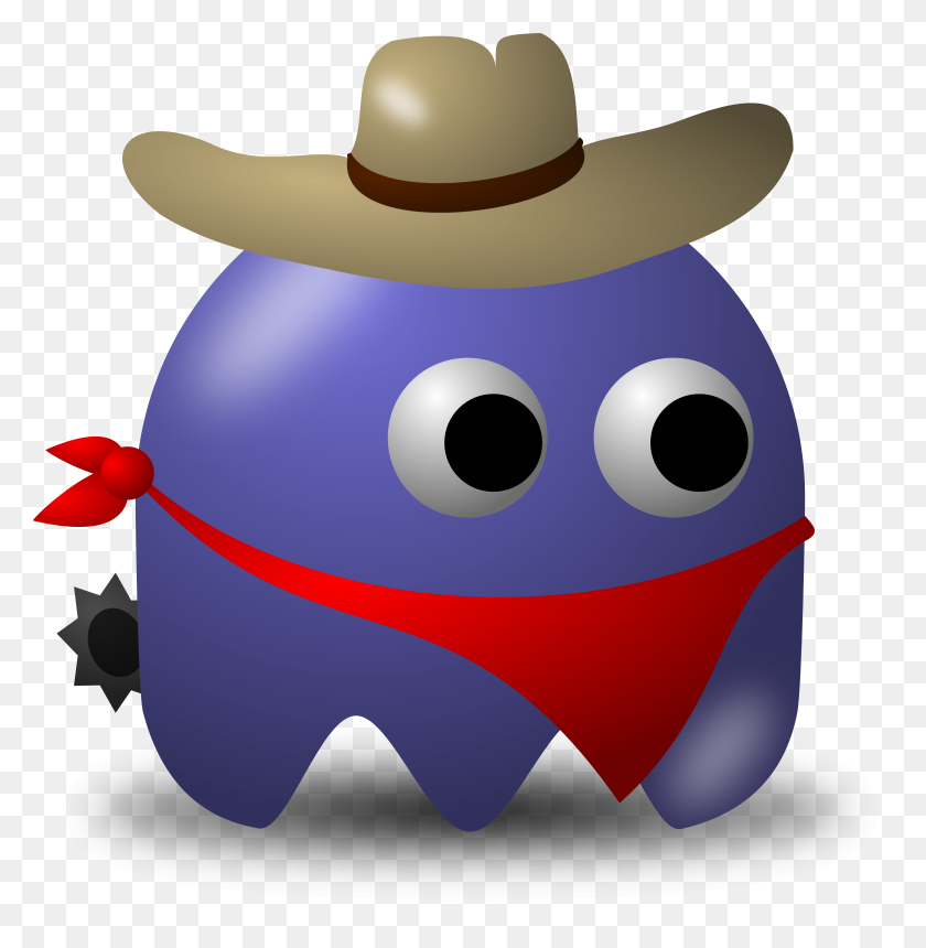 3120x3200 Rodeo Cowbow Avatar Character With Hat, Bandana, And Spurs - Red Bandana Clipart