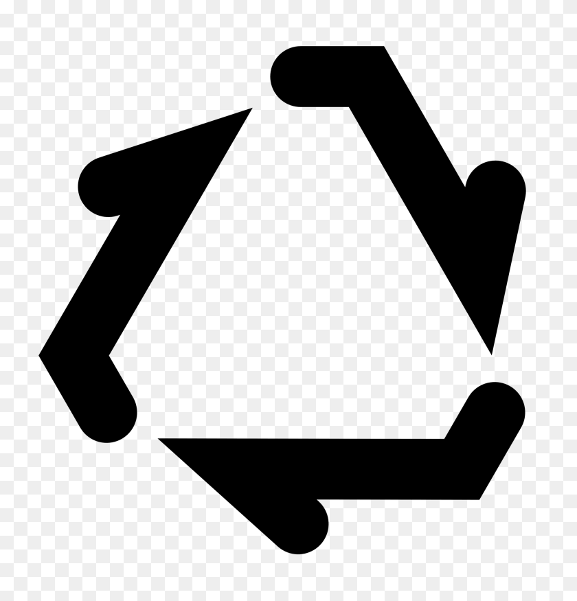 2000x2091 Rok Recycling Symbol - Recycle Sign Clip Art