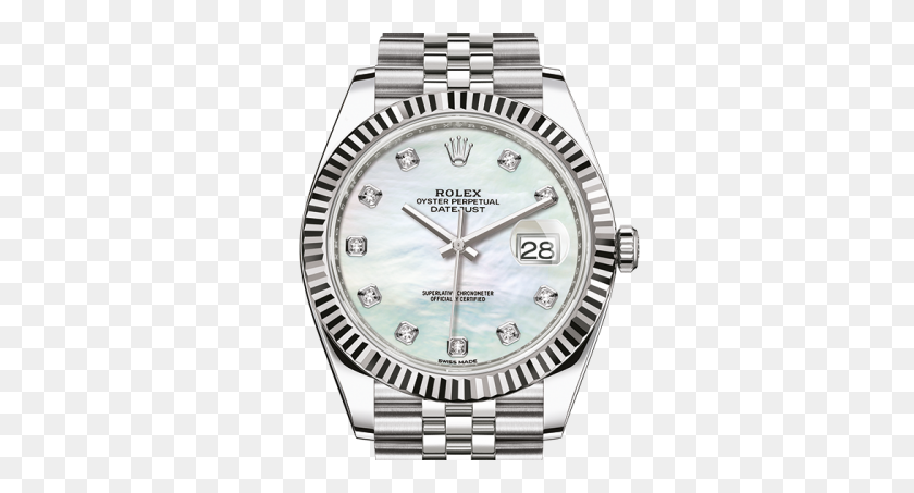 600x393 Rolex Datejust Oystersteel And White Gold - Rolex PNG