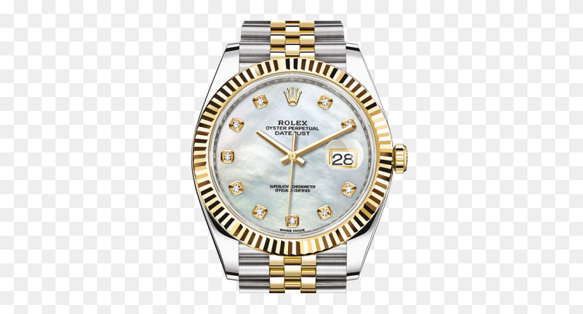 600x393 Rolex Datejust Oystersteel And Yellow Gold - Rolex PNG