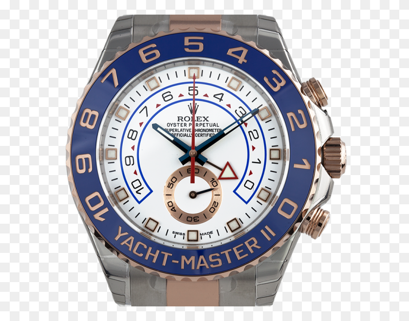 600x600 Rolex Yacht Master Ii Whitegold Hour Markers Oyster - Rolex PNG