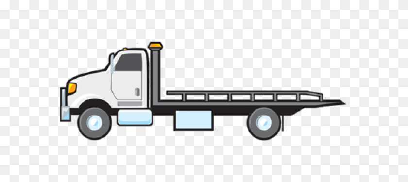 600x315 Rollback Tow Truck - Truck And Trailer Clip Art