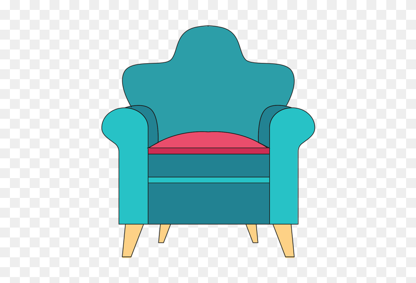 512x512 Rolled Arm Chair Cartoon - Cartoon Arm PNG