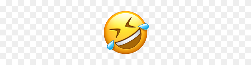 160x160 Rodando Por El Suelo Riendo Emoji En Apple Ios - Cry Laugh Emoji Png