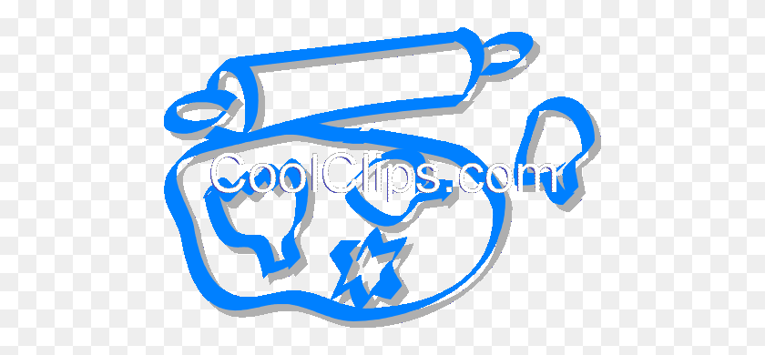 480x330 Rolling Pin And Cookie Cutters Royalty Free Vector Clip Art - Cookie Cutter Clipart