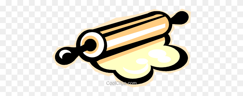 480x274 Rolling Pin Royalty Free Vector Clip Art Illustration - Rolling Pin Clipart Images