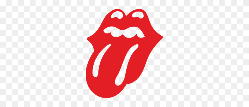 261x300 Rolling Stones Logotipo De Vector - Rolling Stones Logotipo Png