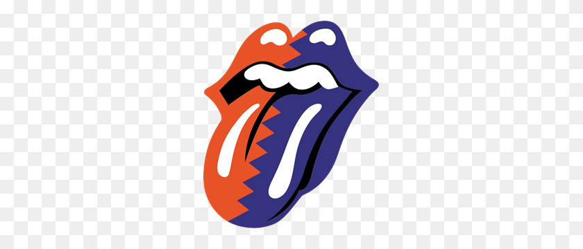 253x300 Rolling Stones Logotipo De Vector - Rolling Stones Logotipo Png