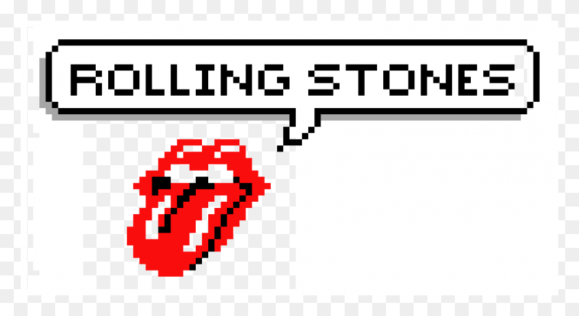 860x440 Rolling Stones Pixel Art Maker - Rolling Stones Png