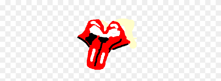 300x250 Rolling Stones Tongue - Rolling Stones Logo PNG