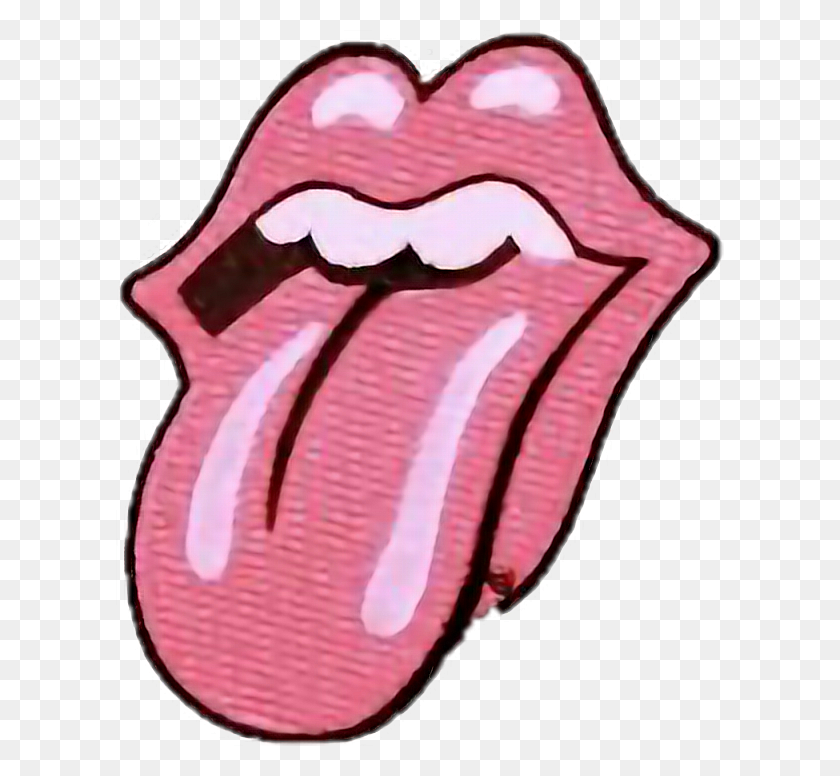 608x716 Rollingstones Cool Happy Band Ftesticker Tumblr Png Aes - Rolling Stones Png