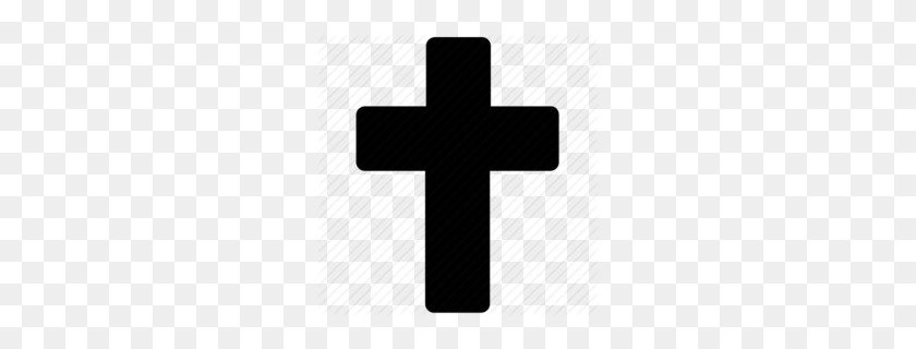 260x260 Roman Catholic Crucifix Clipart - Grunge Cross PNG