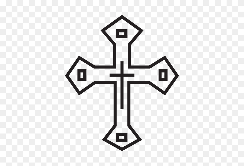512x512 Римский Крест Католический - Католический Крест Png