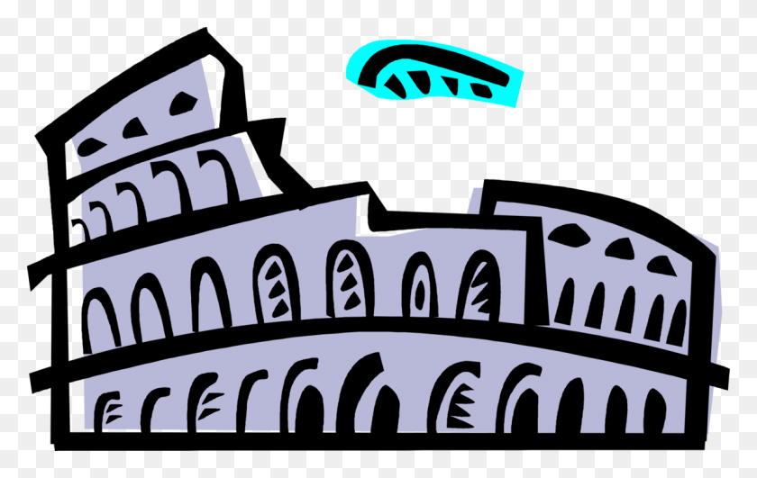 1157x700 Римский Форум Колизей Амфитеатр - Римский Колизей Клипарт