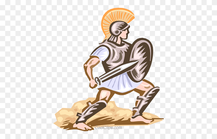 428x480 Римский Солдат Роялти Бесплатно Векторные Иллюстрации - Римский Png