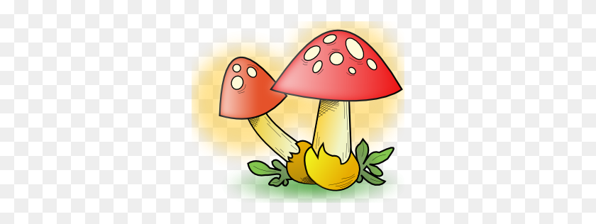 300x256 Romanov Mushroom Clip Art Free Vector - Cute Mushroom Clipart