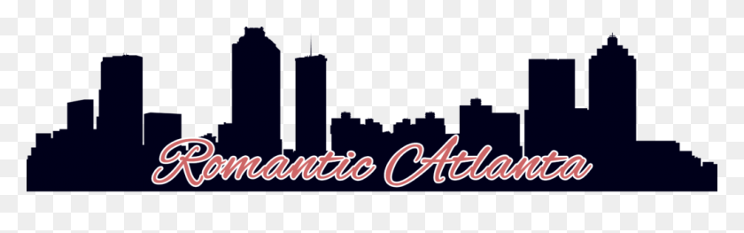 1024x267 Romantic Atlanta - Atlanta Skyline Clipart