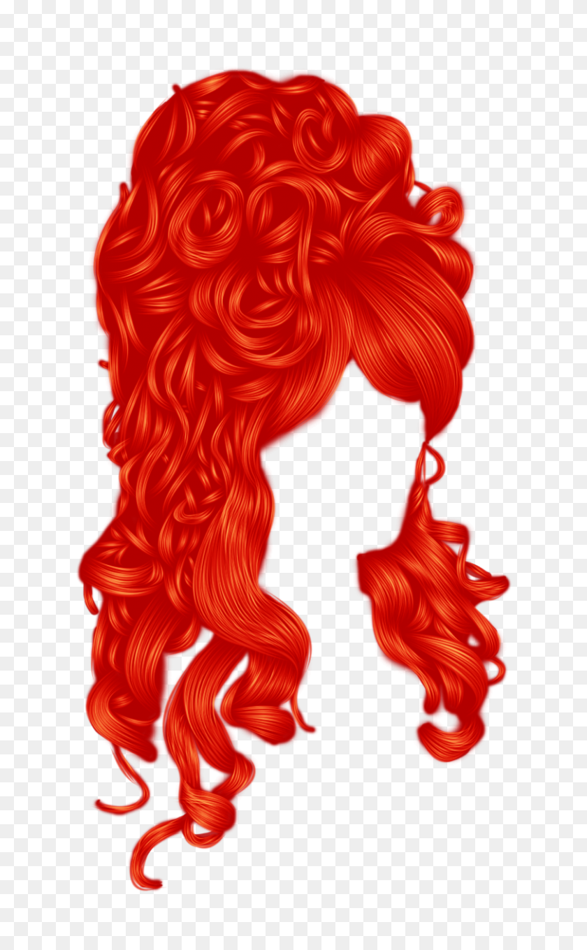 810x1350 Романтические Волосы Красный - Красные Волосы Png