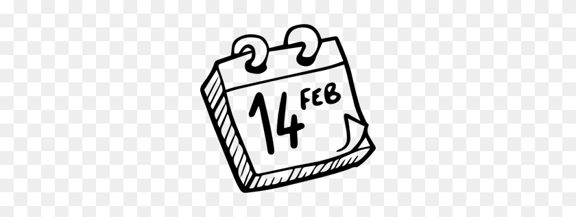 256x256 Romantic, Romanticism, Love, Valentines Day, Date, Calendar - February Calendar Clipart